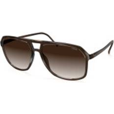 Silhouette Midtown 4080 Solglasögon - Mörk Moka/Brunt
