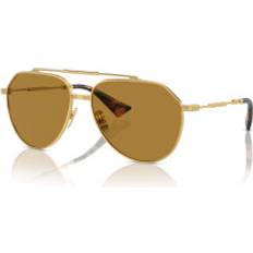 Dolce & Gabbana Unisex Sunglasses Dolce & Gabbana DG2302 Sunglasses Gold/Brown