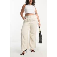 ASOS Curve Pleated Wide Leg Trousers