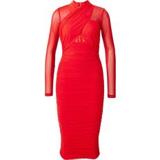 Polvipituinen mekko - Punainen Mekot Bardot Aliyah Dress in Red. XL, XS