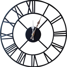 Klass Home Collection Silent Open Face Large Wall Clock