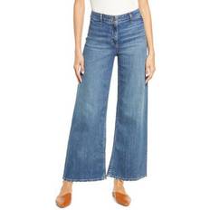 Nili Lotan Megan High-rise Wide-Leg Jeans - Blue