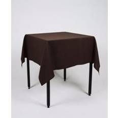 Brown Tablecloths Hope Textiles Plain Square Chocolate Tablecloth Brown