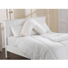 Lancashire Textiles White V Shaped Pillow Case
