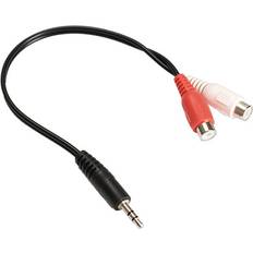 Keshen 3.5mm Jack Male to 2 RCA Cable Converter Adapter High Quality