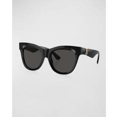Burberry Unisex Solglasögon Burberry Dam BE 4418 Solglasögon - Svarta