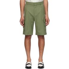 Drôle de Monsieur Khaki 'Le Short Cargo Laine' Shorts KAKI