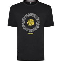 Lambretta Tops Lambretta 4XL, Black Mens Badges Target Casual Short Sleeve Crew Neck T-Shirt Top Tee