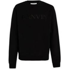 Paris Logo Embroidered Sweatshirt - Black