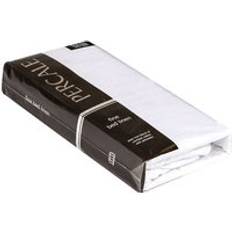 Percale Extra Deep Fitted Small Double Bed Sheet White