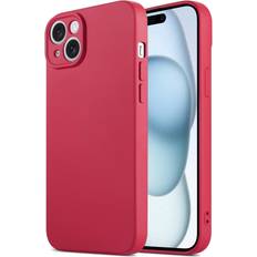 InventCase iPhone 13 Pro, Red InventCase Silicone Gel Protective Case Cover for Apple iPhones