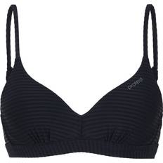 Bikini's Protest Mixcameo Bikini Top - Black