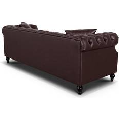 Rosdorf Park Mogadore Piece Living Room Set Dark Brown Sofa
