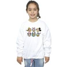 Disney Sweatshirts Disney Mouse And Friends Faces Sweatshirt White 5-6 Years