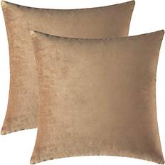 Mixhug Set of 2 Cozy Velvet Square Cushion Cover