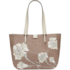 Calvin Klein Totes & Shopping Bags Calvin Klein Audrey Floral Signature Tote Almond Multi