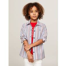 Tommy Hilfiger Shirts Tommy Hilfiger TH Flex Essential Ithaca Stripe Shirt WHITE BASE/GREEN/NAVY STRIPES 1.5-2yrs