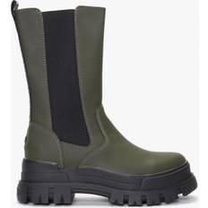 Buffalo Chelsea Boots Buffalo Aspha CLF Vegan Khaki Hi Rain Chelsea Boots Colour: Khe