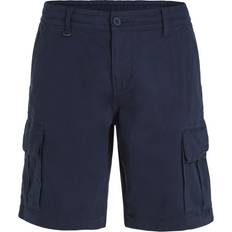 Essentials Cargo Shorts Shorts Färg blå