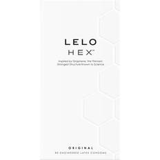 LELO Hex Ultra Thin Extra Safe Condoms 12 Condoms Sensation
