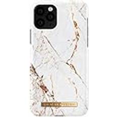 iDeal of Sweden Mobilskal Fashion Case för iPhone 11 Pro kompatibel med trådlösa Qi-laddare, mikrofiberfoder Carrara Gold