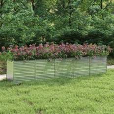 Pots, Plants & Cultivation Berkfield Home Garden Raised Bed Galvanized Steel
