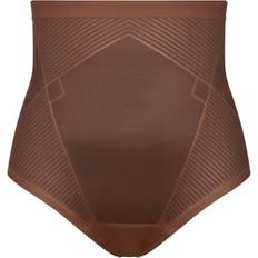 Brown Girdles Spanx Thinstincts 2.0 High-Waist Shaping Thong Chestnut Brown