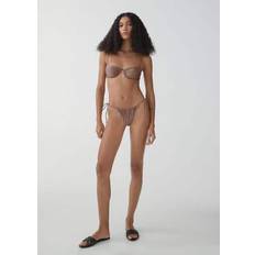 Mango Badkläder Mango Bikinitrosa Mermaid Brazilian - Röd