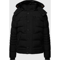 3XL Jacken Wellensteyn Steppjacke mit Label-Details in Black, Größe