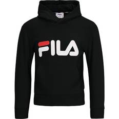 Fila kinder unisex kapuzenpullover bajone classic logo hoody black Schwarz 86/92