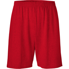 Flare Shorts Soffe M035 Adult Heavyweight 50/50 Short in Red Cotton Polyester