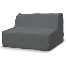 Sammet Möbelöverdrag Dekoria Lycksele klädsel<br> soffa, Koksgrå Sofföverdrag