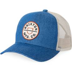 Brixton Kepsar Brixton Blå Crest X Mesh Cap Trucker - Denim/White