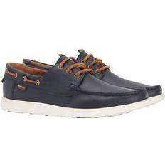 Men - Suede Boat Shoes Barbour Men's Armada Suede Boat Shoe Navy Brown