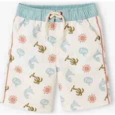 Beige Swim Shorts Children's Clothing Vertbaudet Printed Swim Shorts Beige