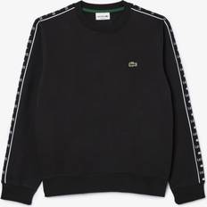 Lacoste Ropa Lacoste Logo Stripe Jogger Sweatshirt - Black