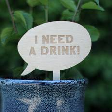 Pots, Plants & Cultivation East Urban Home Jirah Personalised Plant Labels