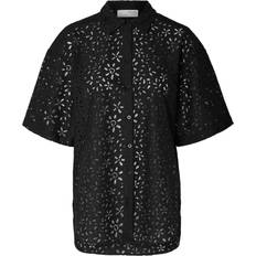 Selected Vrouw Overhemden Selected Oversize Lace Shirt