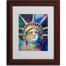 Wall Decorations Trademark Fine Art 'Statue' Richard Wallich Painting Print on Framed Art