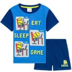 MINIONS Short Sleeve Pyjama Set Blue 3-4 Years