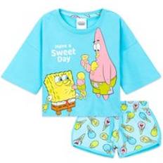 Multicoloured Pyjamases SpongeBob Short Sleeve Pyjama Set Multi 5-6 Years