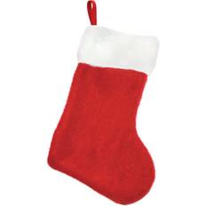 White Stockings The Home Fusion Company Classic White Christmas Soft Plush Velvet Stocking