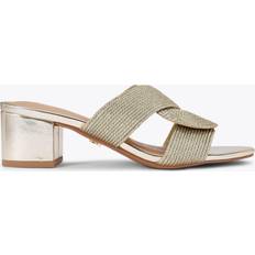Kurt Geiger Gold Heels & Pumps Kurt Geiger Women's Heels Gold Fabric Synthetic Rosie