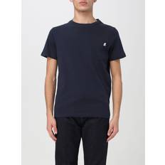 Bomull Herr T-shirt - Blå