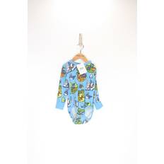 Turquoise Bodysuits Polarn O. Pyret Baby Bodysuit Turquoise 1.5-2y x 92