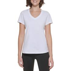 Calvin Klein Women T-shirts Calvin Klein Performance Embroidered Logo T-Shirt, Xs-3X White