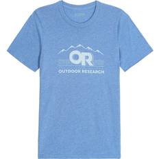 Herr - Titan T-shirts Outdoor Research Advocate T-Shirt - Topaz/Titanium