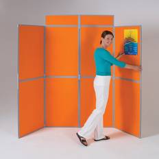 Orange Bulletin Boards Symple Stuff Free-Standing Bulletin Board 200cm H 210cm W