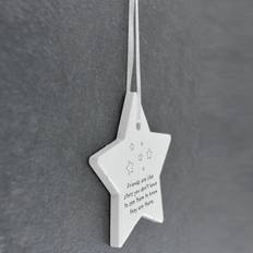 Ceramic Christmas Tree Ornaments Happy Larry Friends Like Stars Holiday Christmas Tree Ornament