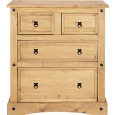 Pines Chest of Drawers Mews Corona 4 Waxed Chest of Drawer